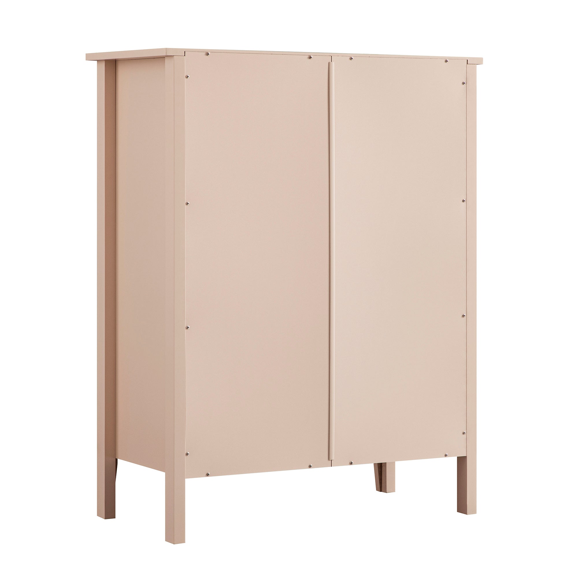 Oakham 4-Drawer Dresser, Nude Pink