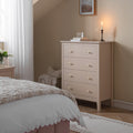 Oakham 4-Drawer Dresser, Nude Pink