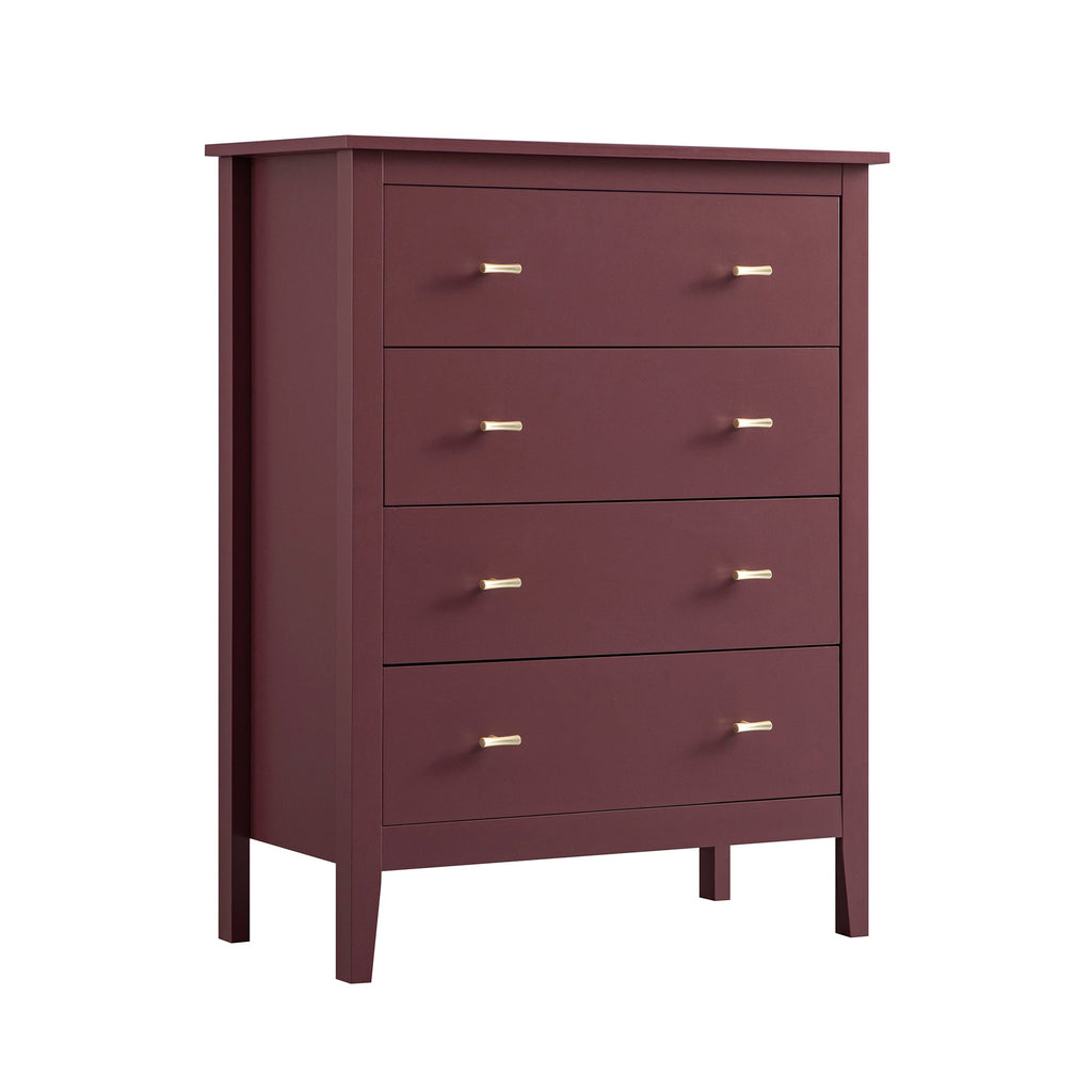 Oakham 4-Drawer Dresser, Wild Cherry