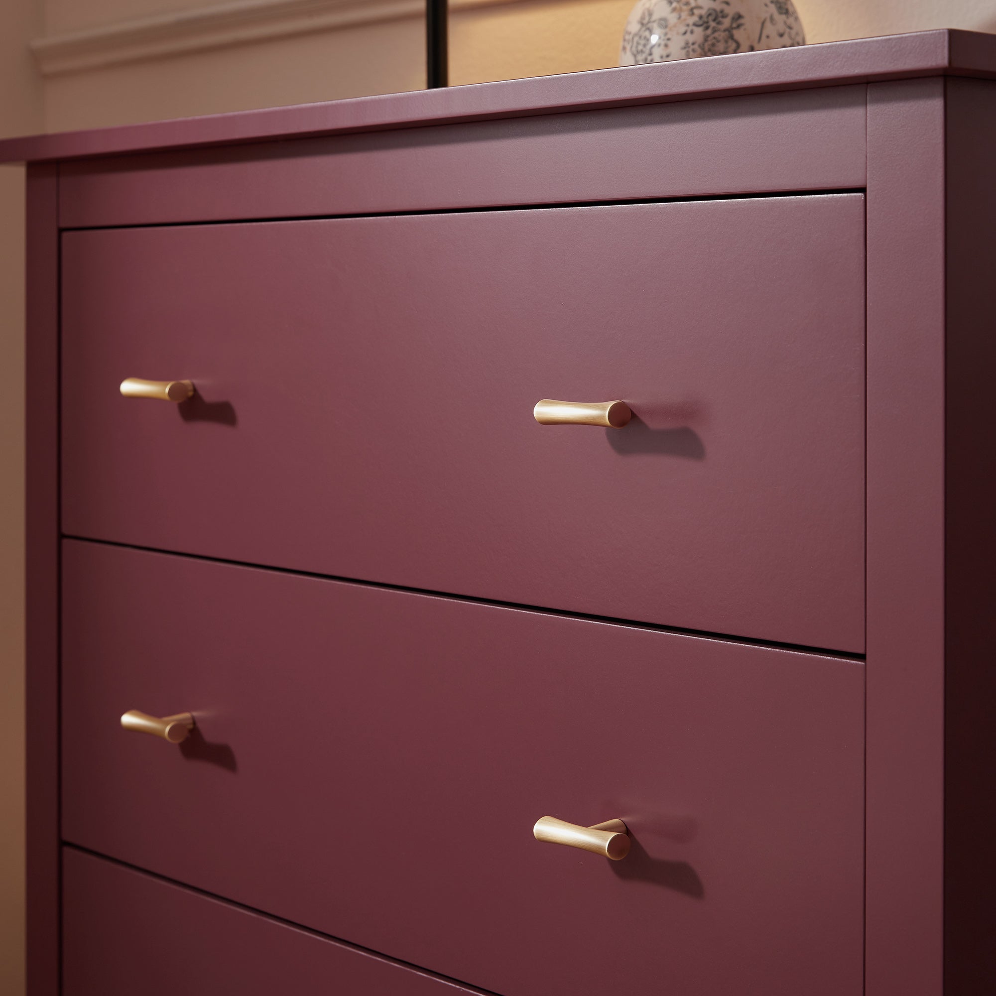 Oakham 4-Drawer Dresser, Wild Cherry