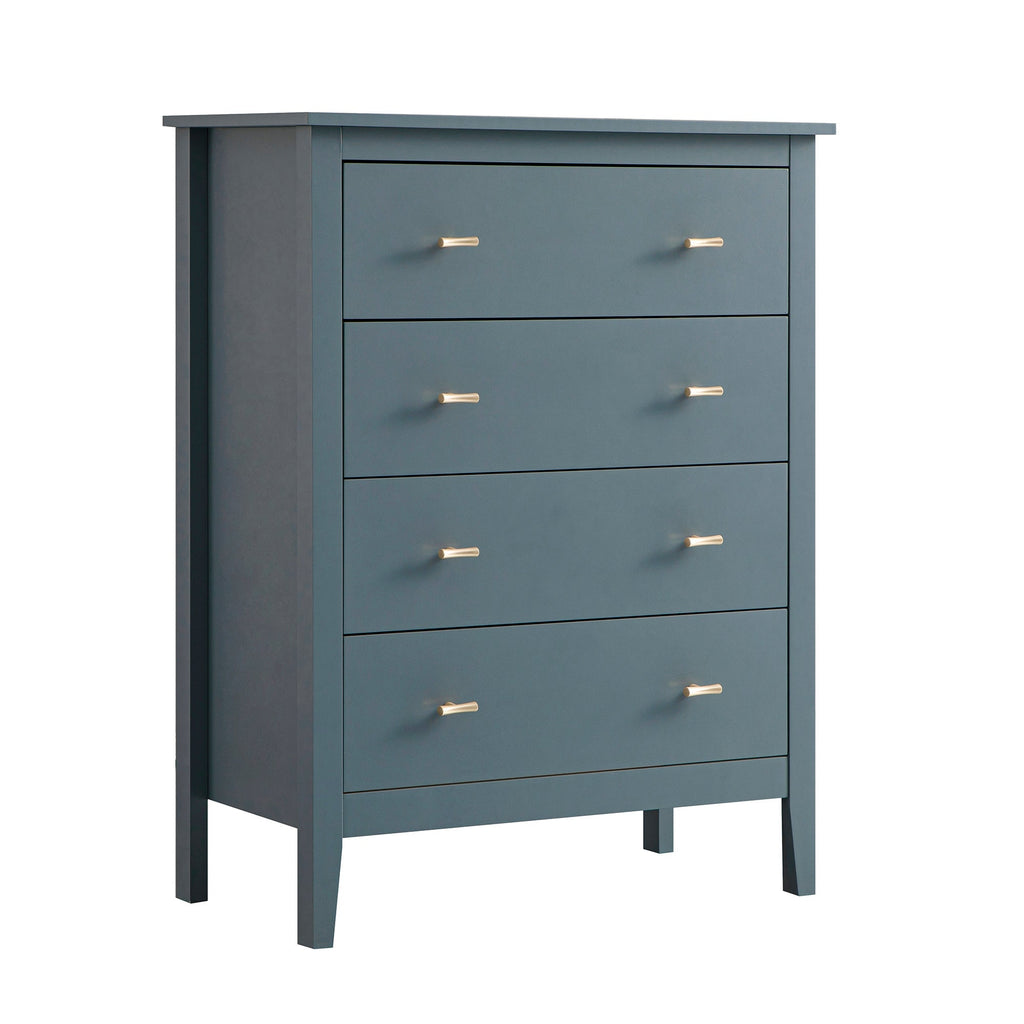 Oakham 4-Drawer Dresser, Stormy Blue