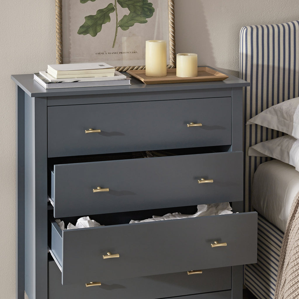 Oakham 4-Drawer Dresser, Stormy Blue