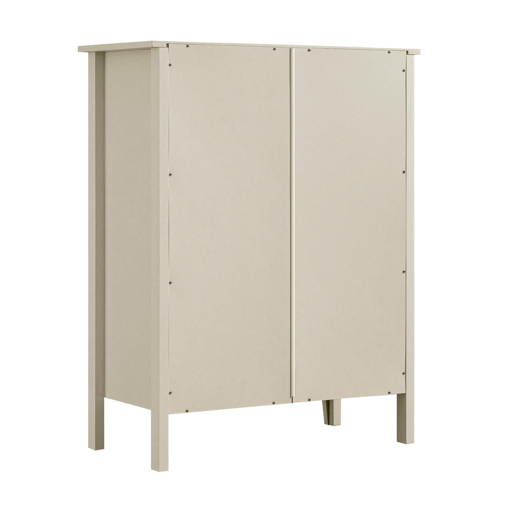 Oakham 4-Drawer Dresser, Shaded White