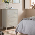 Oakham 4-Drawer Dresser, Shaded White