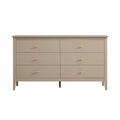 Oakham 6-Drawer Dresser, Deep Greige
