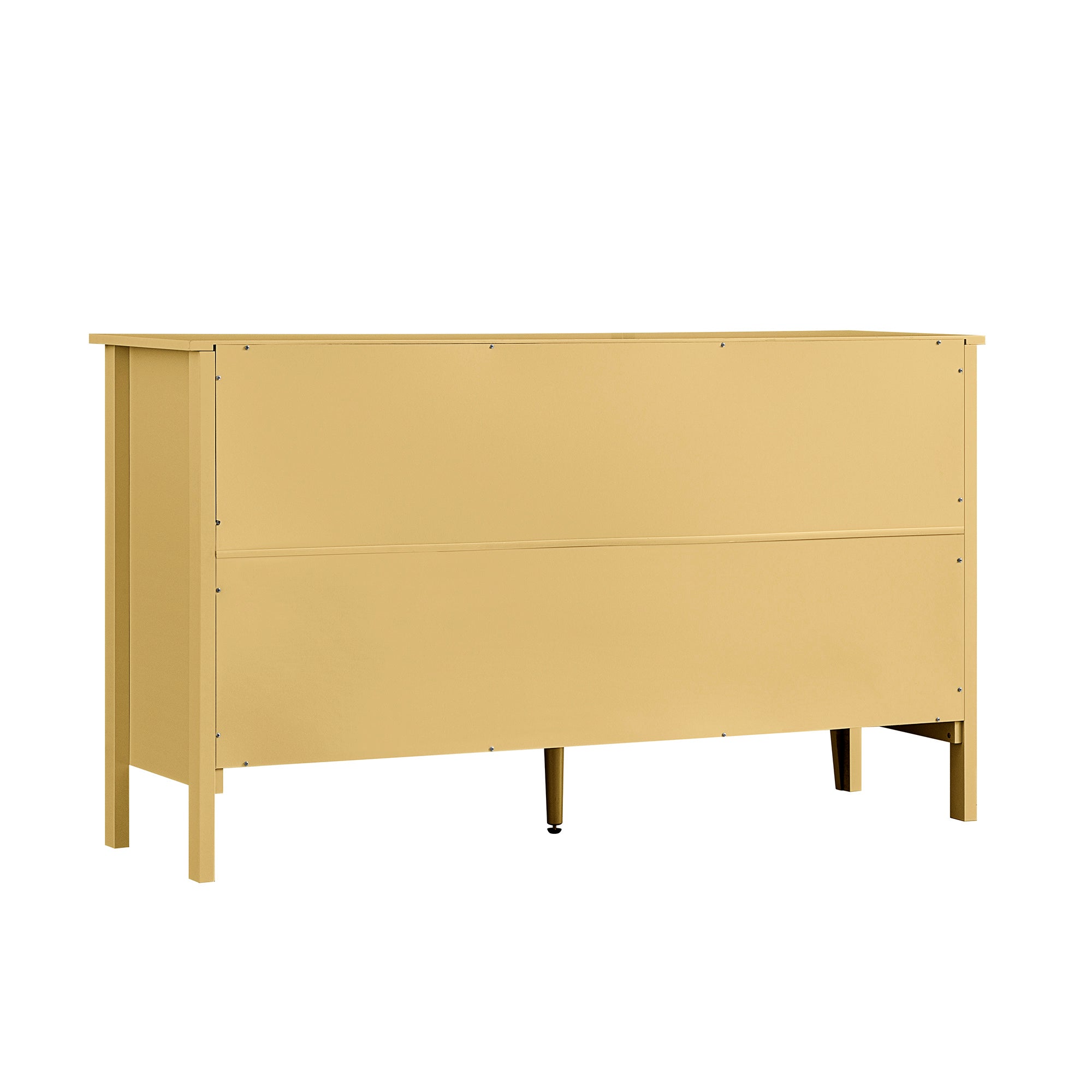 Oakham 6-Drawer Dresser, Rattan Yellow