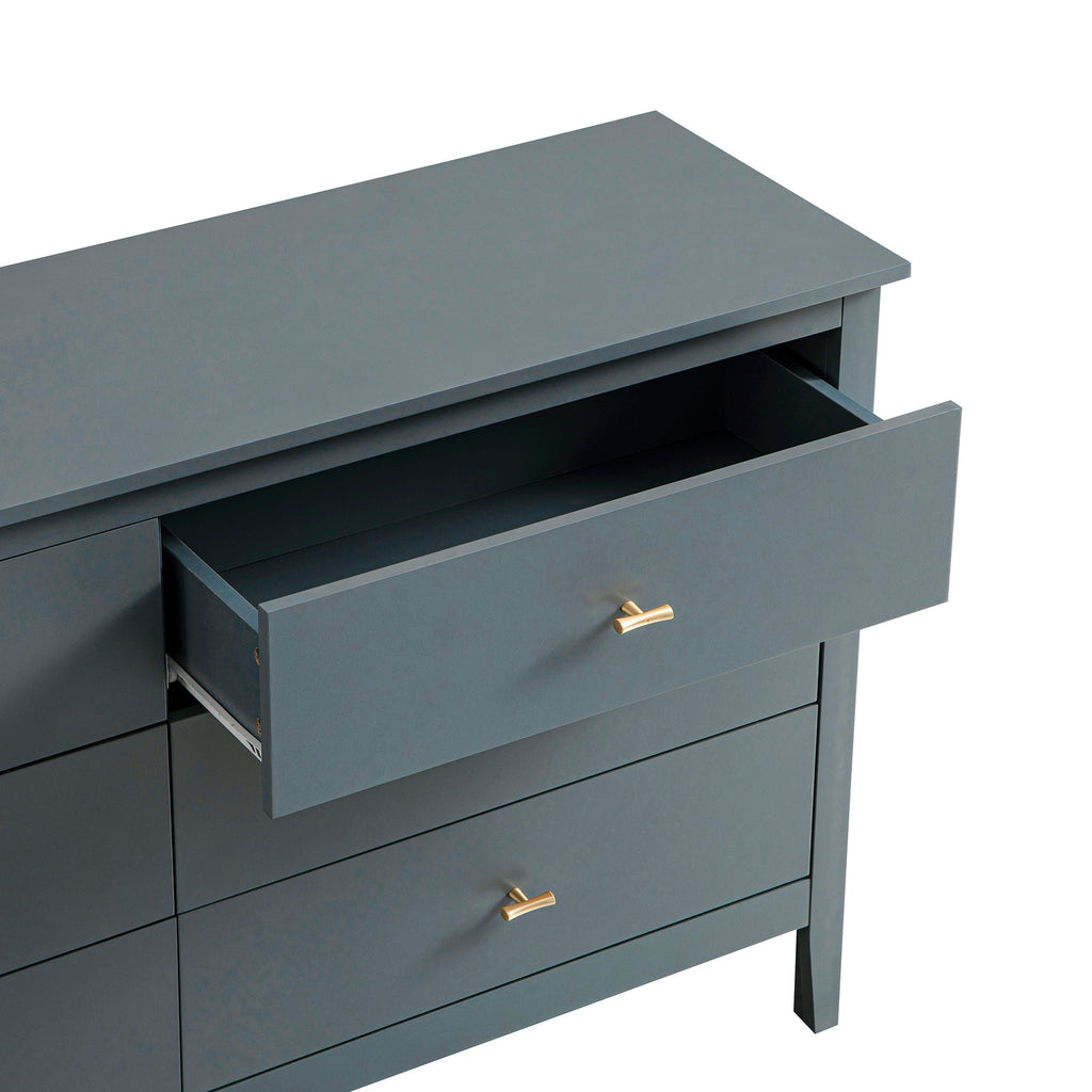 Oakham 6-Drawer Dresser, Stormy Blue